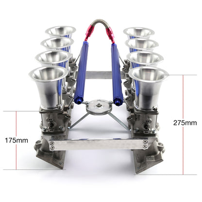 Speedmaster PCE148.1049 Fits Chevy GM LS3 Downdraft EFI Stack Intake Manifold System Complete Satin