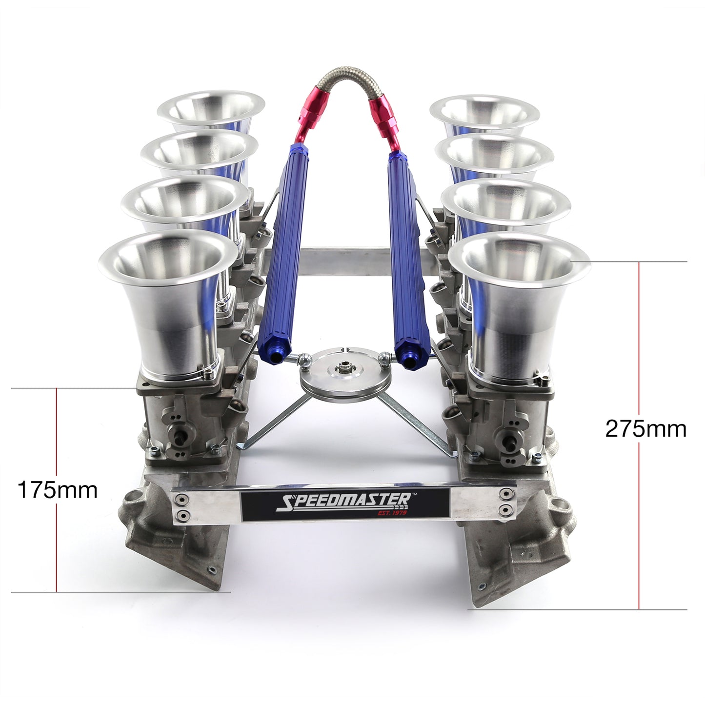 Speedmaster PCE148.1043 Fits Chevy GM LS7 Downdraft EFI Stack Intake Manifold System Satin
