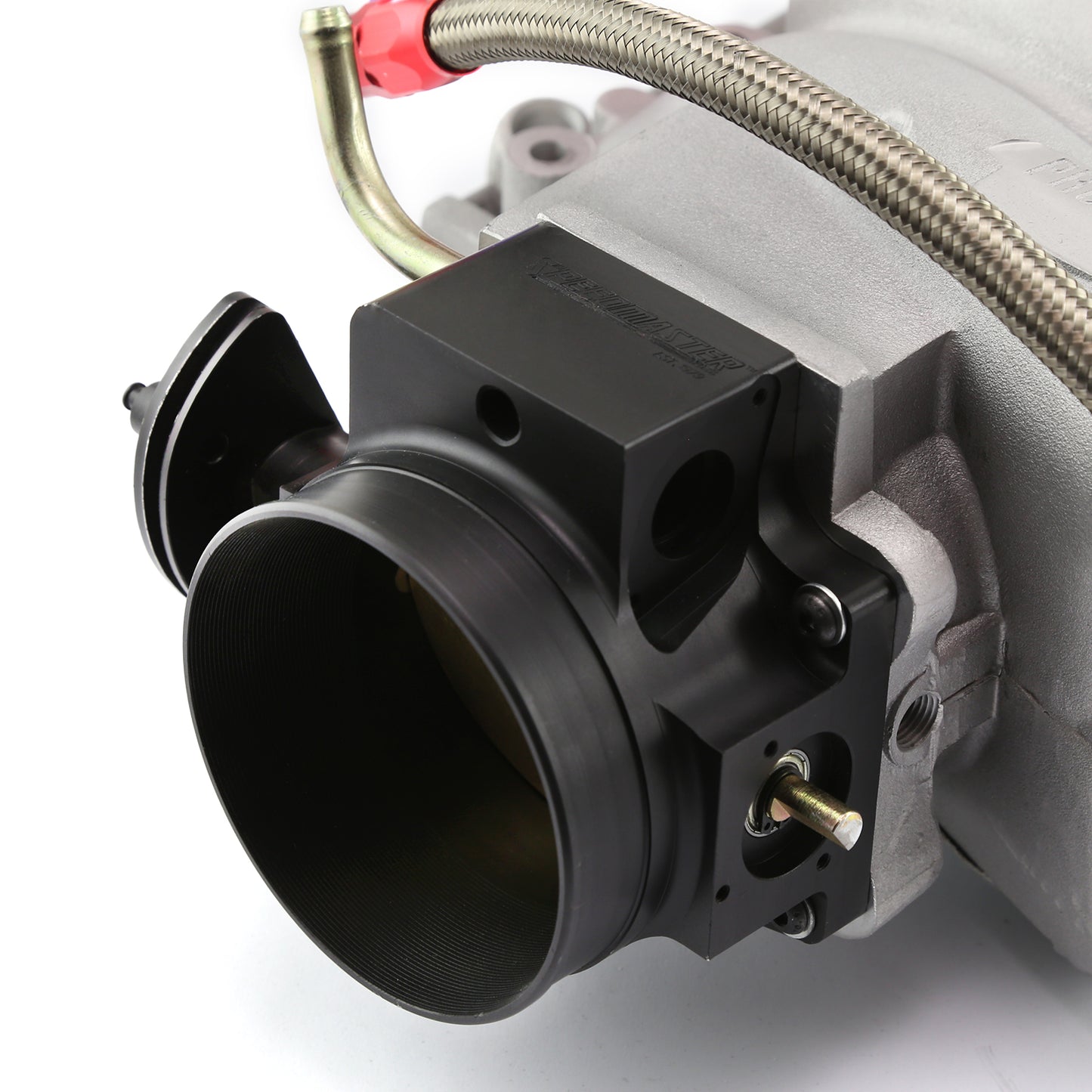 Speedmaster PCE148.1098 Fits Chevy LS1 LS6 Satin Aluminum Intake Manifold With 90mm Throttle Body