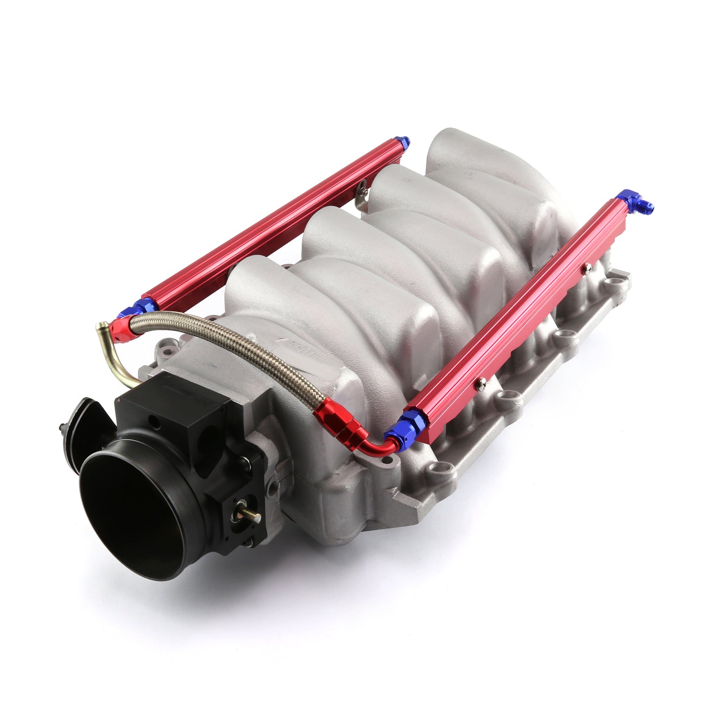 Speedmaster PCE148.1099 Fits Chevy LS2 Satin Aluminum Intake Manifold With 90mm Throttle Body