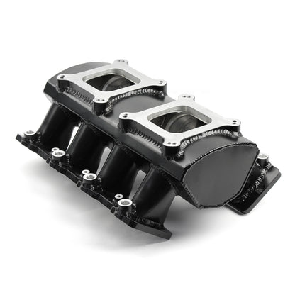 Speedmaster PCE148.1104 Fits Chevy GM LS1 LS2 LS6 Fabricated EFI Twin Throttle Body Intake Manifold Black