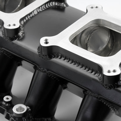 Speedmaster PCE148.1104 Fits Chevy GM LS1 LS2 LS6 Fabricated EFI Twin Throttle Body Intake Manifold Black