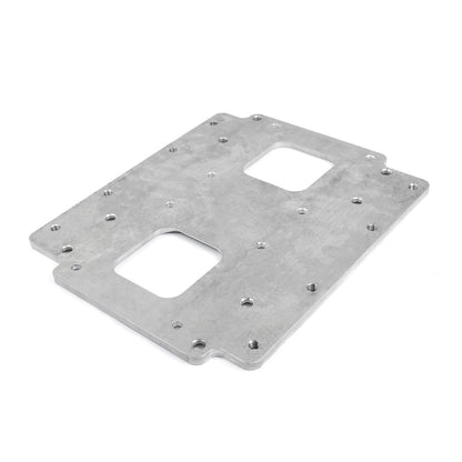 Speedmaster PCE149.1003 Fits Chevy SBC 350 Twin Carburettor Manifold To 6/71 Supercharger Adapter Plate Only