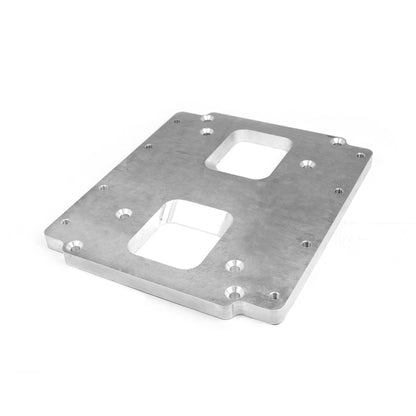 Speedmaster PCE149.1005 Fits Ford 302 351C Twin Carburettor Manifold To 6/71 Supercharger Adapter Plate Only
