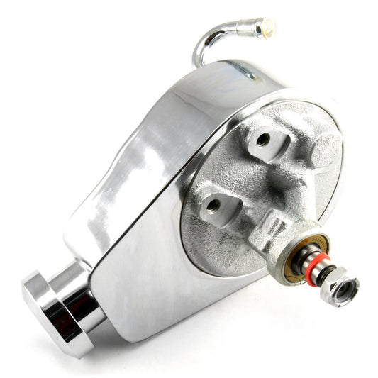 Speedmaster PCE172.1001 Fits Chevy Gm 1975-79 Saginaw A-Can Power Steering Pump Chrome (Keyway Included)