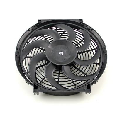 Speedmaster PCE185.1008 14" Reversable 12V 'S' Blade Radiator Electric Thermo Fan