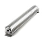 Speedmaster PCE186.1013 22" Silver Anodized Single Pass Transmission Oil Cooler With Fittings