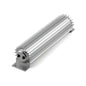 Speedmaster PCE186.1019 12" Silver Anodized Dual Pass Transmission Oil Cooler With Fittings