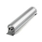 Speedmaster PCE186.1020 15" Silver Anodized Dual Pass Transmission Oil Cooler With Fittings