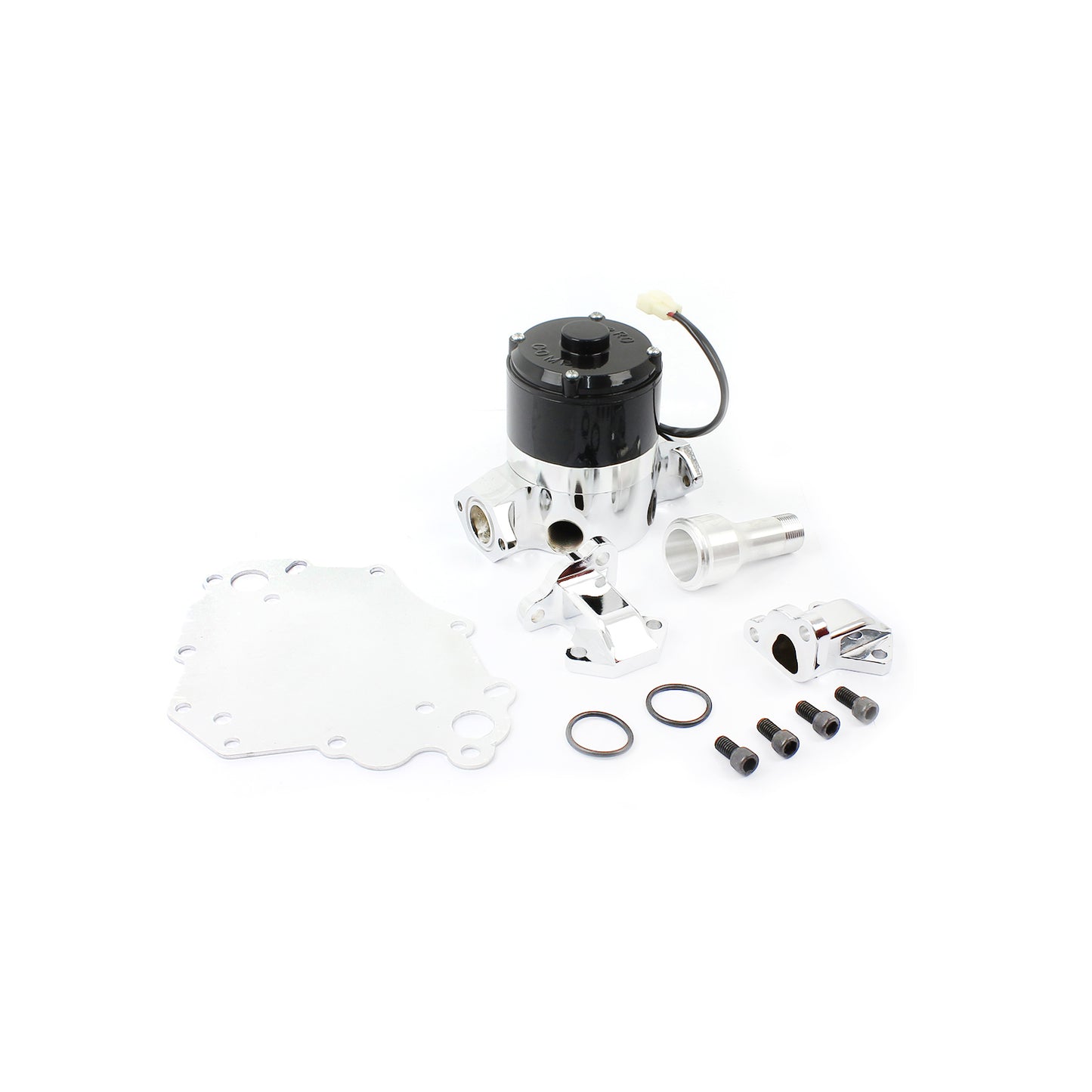 Speedmaster PCE194.1010 Fits Ford 302 351C Cleveland 35+ Gpm Electric Water Pump Chrome & Plate