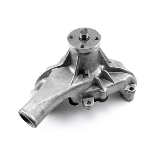 Speedmaster PCE195.1009 Fits Chevy SBC 350 Late High Volume Aluminum Long Reverse Rotation Water Pump Satin