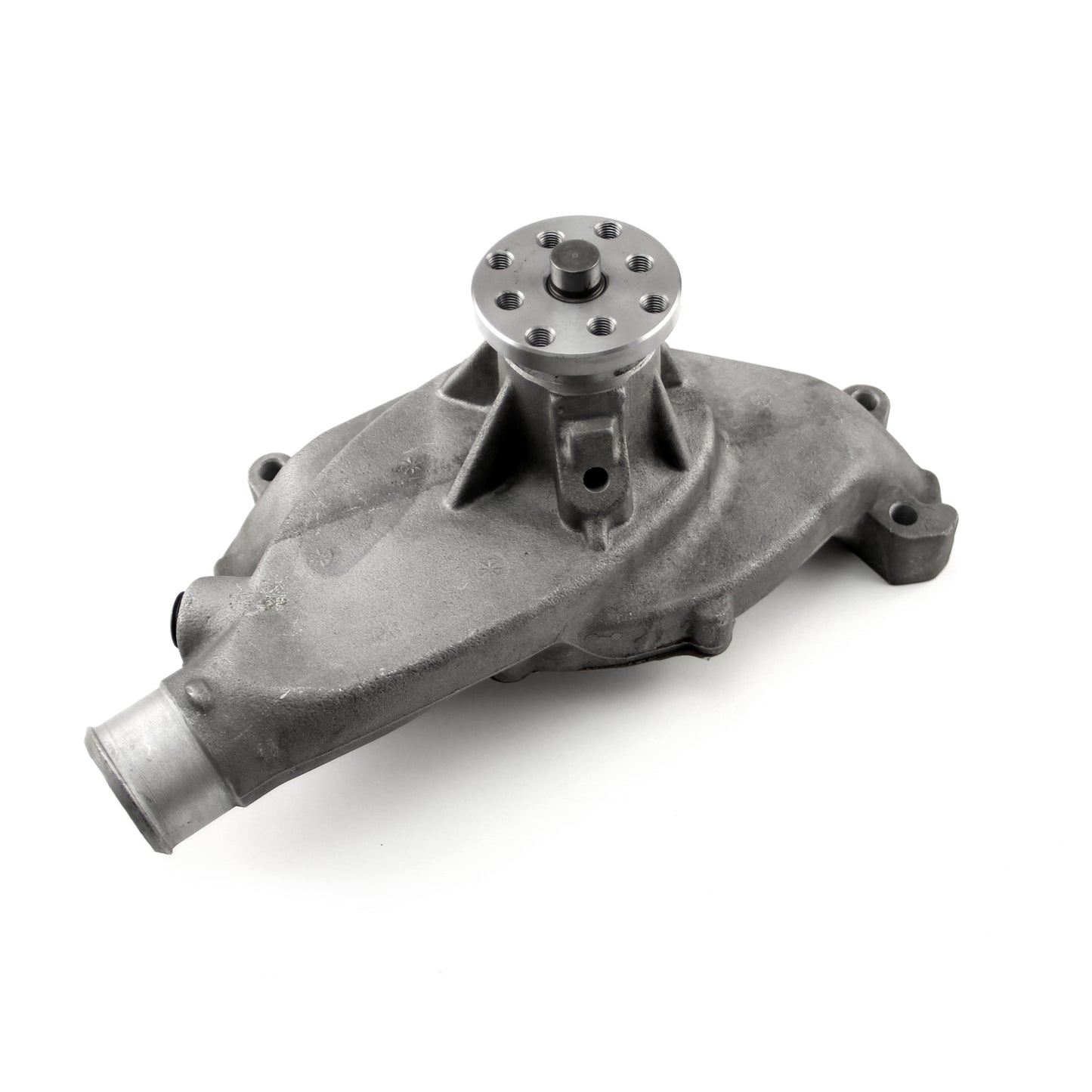 Speedmaster PCE195.1034 Fits Chevy BBC 454 High Volume Aluminum Short Water Pump Satin Reverse Rotation