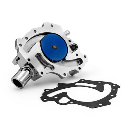 Speedmaster PCE195.1018.03 Fits Ford 302 351C Cleveland High Volume Aluminum Water Pump Chrome