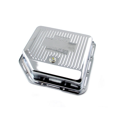 Speedmaster PCE221.1002 Turbo TH350 Deep Transmission Oil Pan Chrome Finned