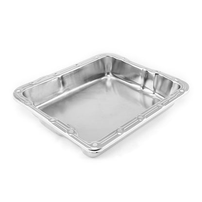 Speedmaster PCE221.1003 Turbo 700R4 Deep Transmission Oil Pan Chrome (With Oil Drain)