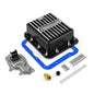 Speedmaster PCE221.1022 Fits Ford C4 Aluminum High Volume Transmission Oil Pan Cast Finned Black