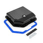 Speedmaster PCE221.1024 GM Turbo TH350 Finned Black Extra Capacity Aluminum Transmission Oil Pan