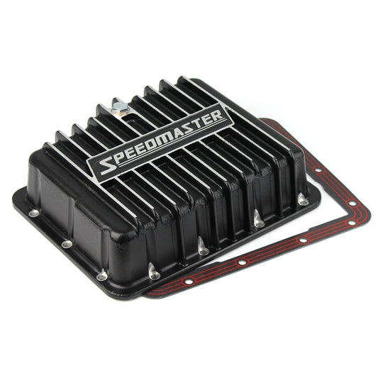 Speedmaster PCE221.1025 GM Powerglide Deep Cast Aluminum Transmission Oil Pan Black
