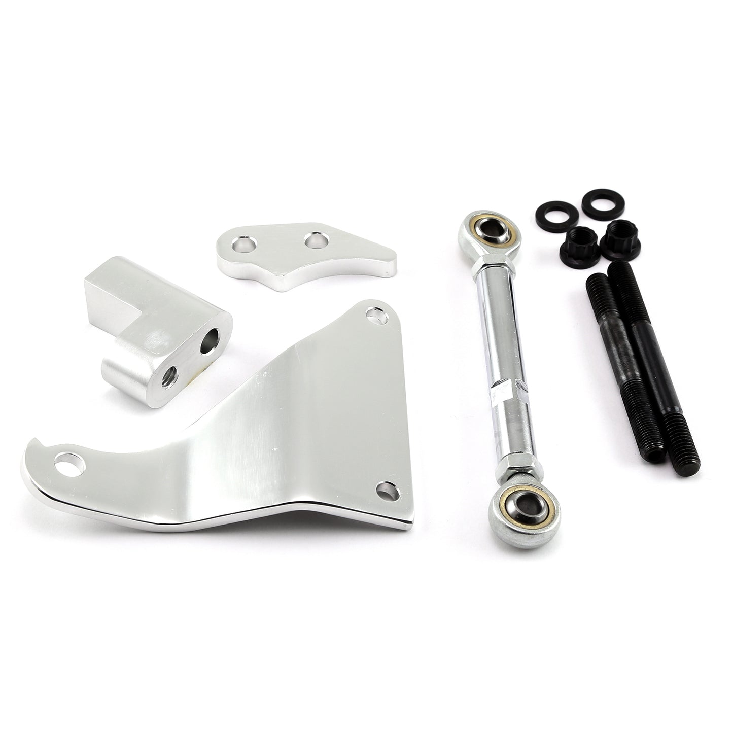 Speedmaster PCE232.1027 Fits Ford 302 351C Cleveland Aluminum Alternator Bracket Kit Satin