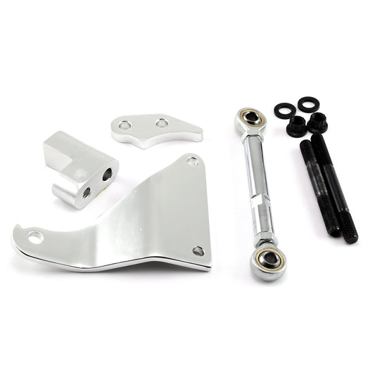 Speedmaster PCE232.1027 Fits Ford 302 351C Cleveland Aluminum Alternator Bracket Kit Satin
