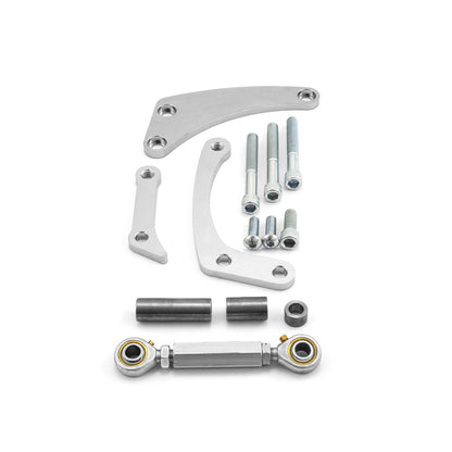 Speedmaster PCE232.1030.01 Fits Chevy SBC 350 Short Water Pump Swp Aluminum Alternator Bracket Kit Satin