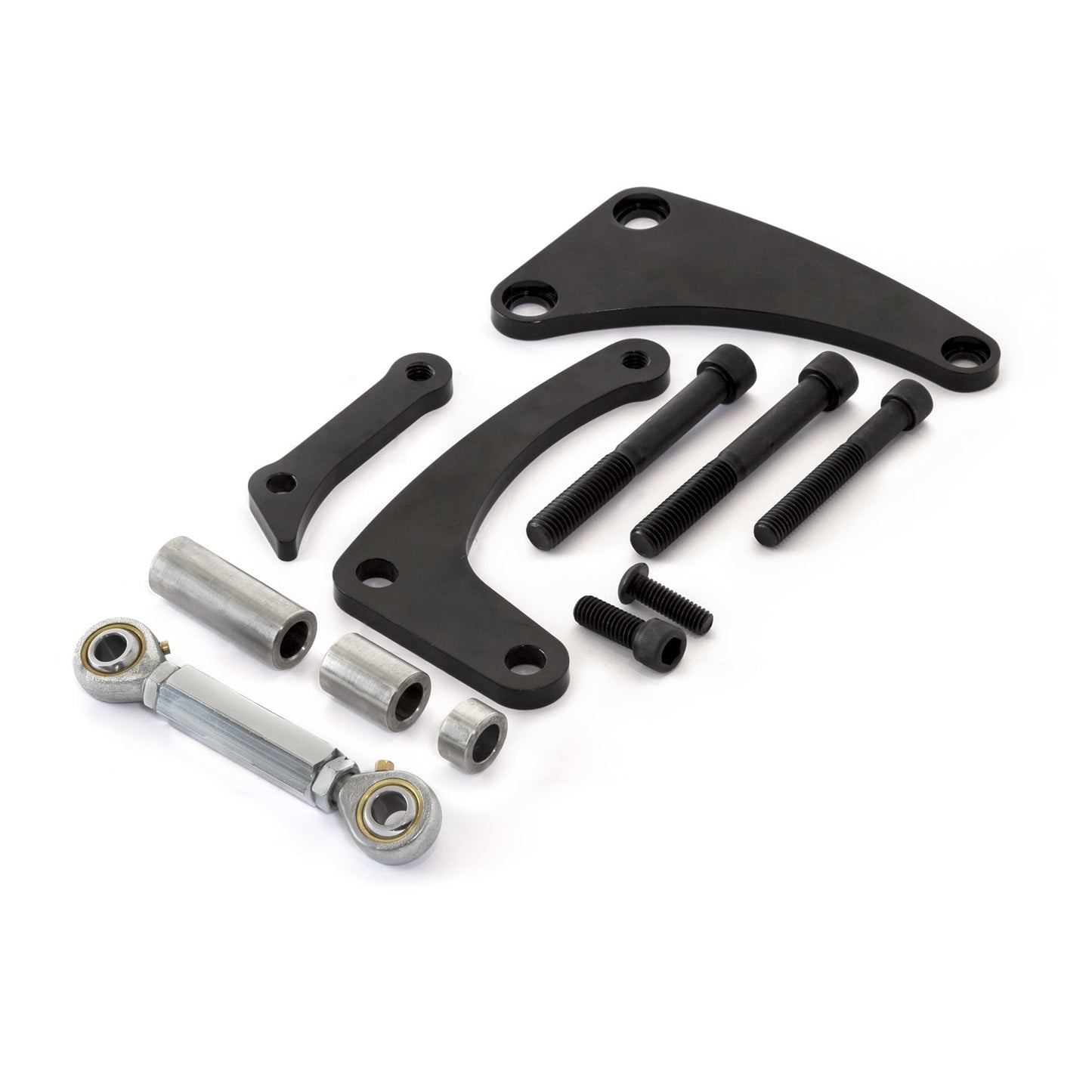 Speedmaster PCE232.1030.02 Fits Chevy SBC 350 Short Water Pump Swp Aluminum Alternator Bracket Kit Black