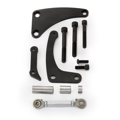 Speedmaster PCE232.1030.02 Fits Chevy SBC 350 Short Water Pump Swp Aluminum Alternator Bracket Kit Black