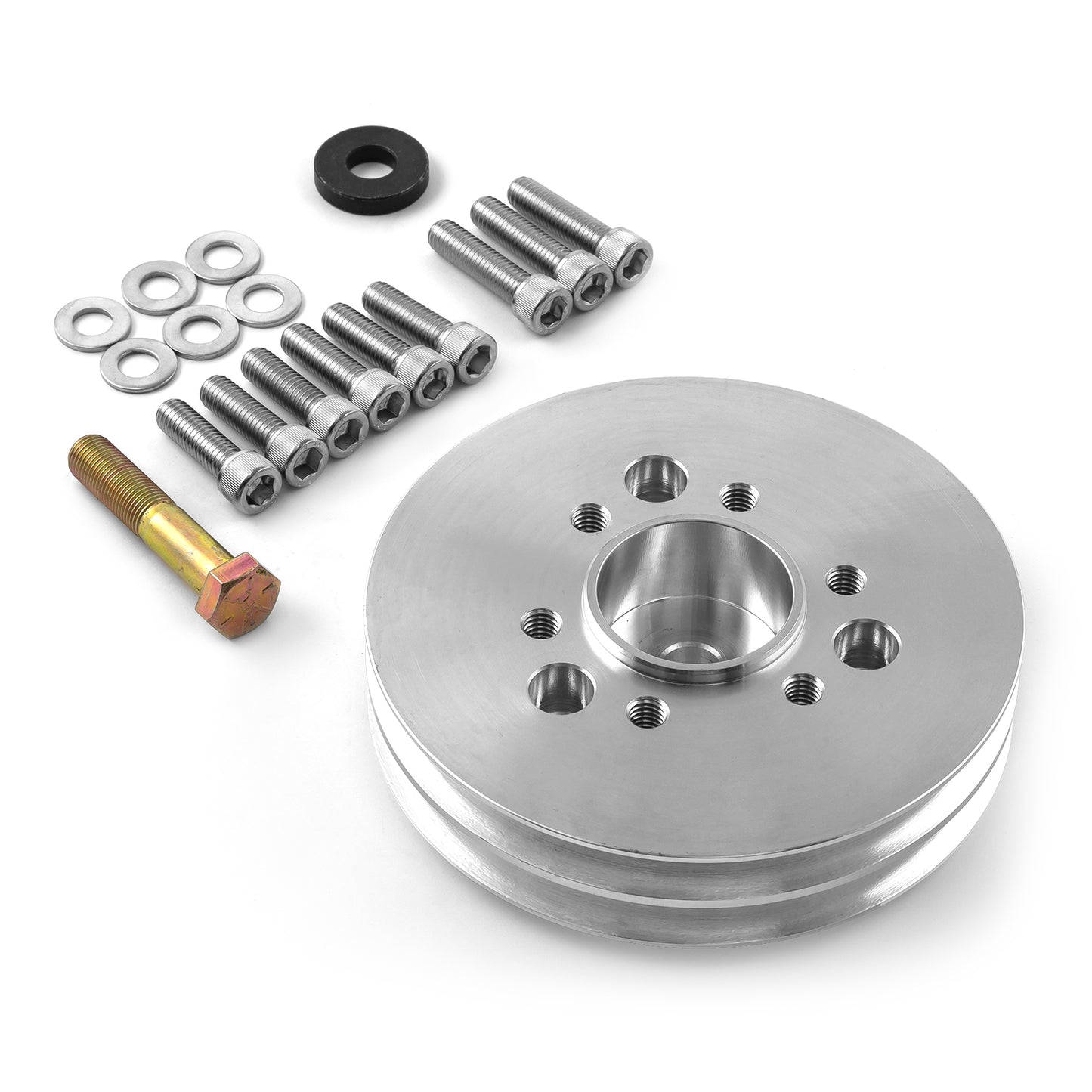 Speedmaster PCE239.1023 Fits Chevy BBC 454 2V Supercharger 2 Groove Accessory Drive Pulley