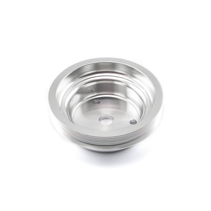 Speedmaster PCE239.1025 Fits Chevy SBC Billet Aluminum Short Water Pump SWP Serpentine Pulley