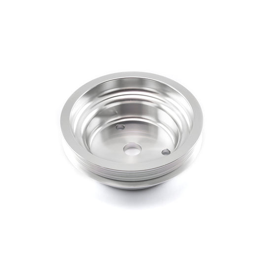 Speedmaster PCE239.1025 Fits Chevy SBC Billet Aluminum Short Water Pump SWP Serpentine Pulley