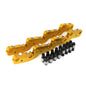 Speedmaster PCE259.1018 Fits Ford 302 351C Cleveland Rocker Stud Girdle Kit Gold With 7/16" Polylock Nuts