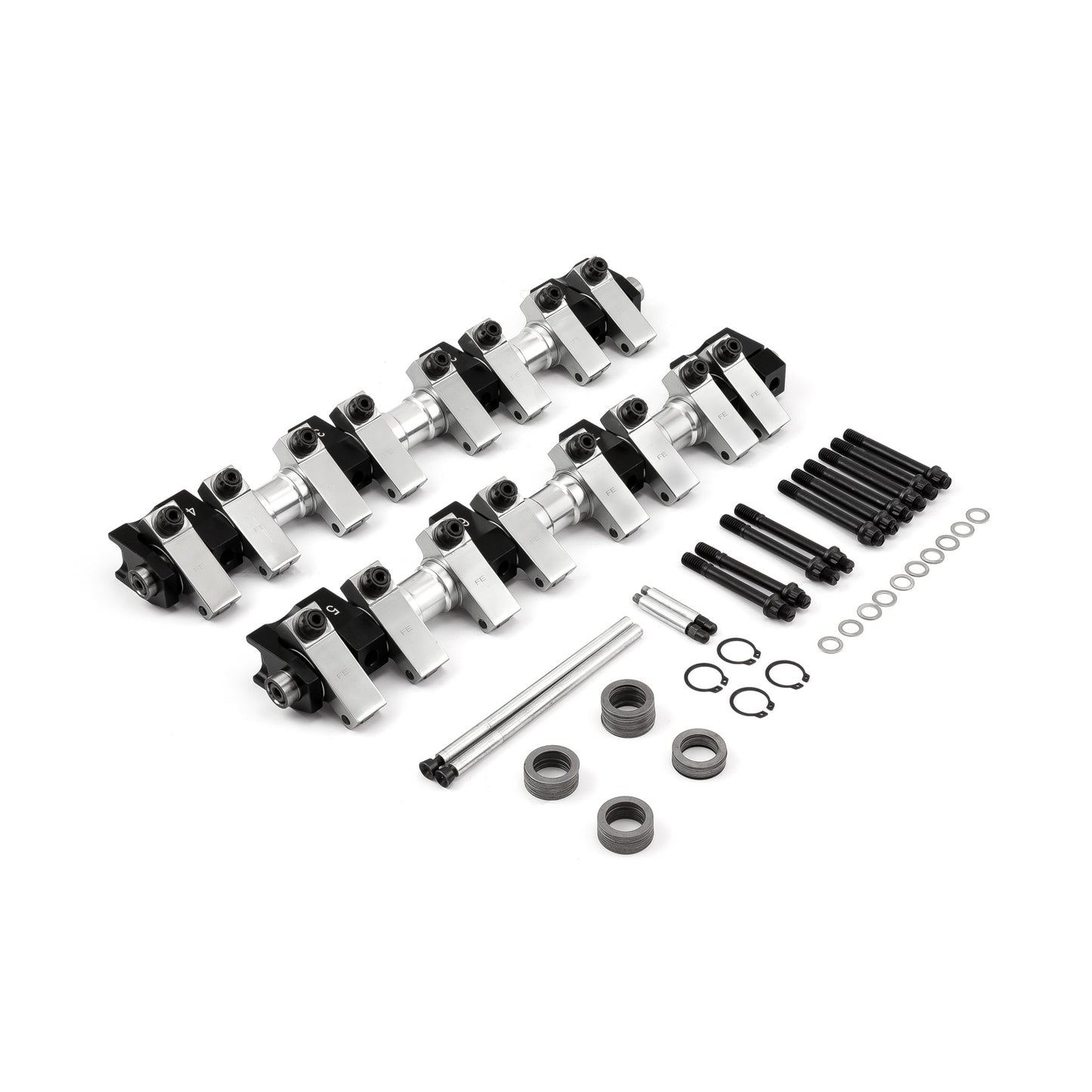 Speedmaster PCE261.1058.02 Fits Ford FE 390 427 428 1.76 Ratio Aluminum Shaft Mount Rocker Arms (With Hardware)