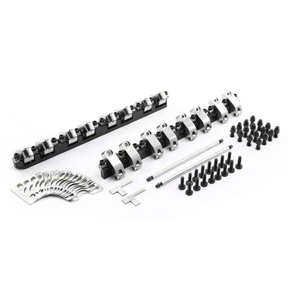 Speedmaster PCE261.1149 Fits Chevy GM LS1 / LS6 1.8 Ratio Aluminum Shaft Rocker Arms Set (with Hardware)