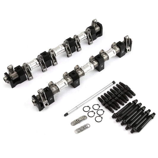 Speedmaster PCE261.1173 Fits Ford FE 390 428 Shaft Mount 1.76 Ratio Stainless Steel Rocker Arms W/ Hardware