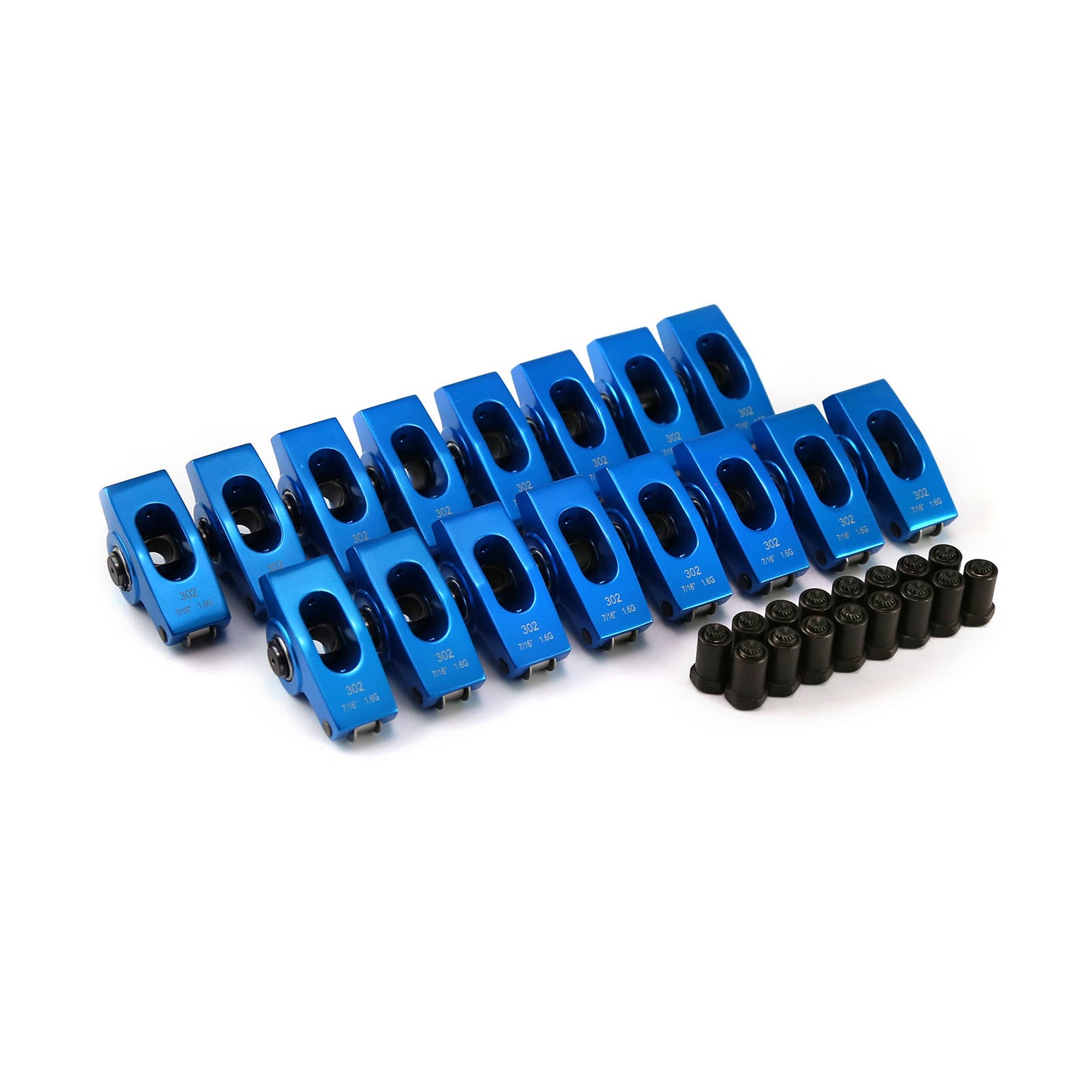 Speedmaster PCE261.1256 Fits Ford SB 289 302 351 Windsor 1.7 7/16" Self Align Aluminum Roller Rocker Arm Set