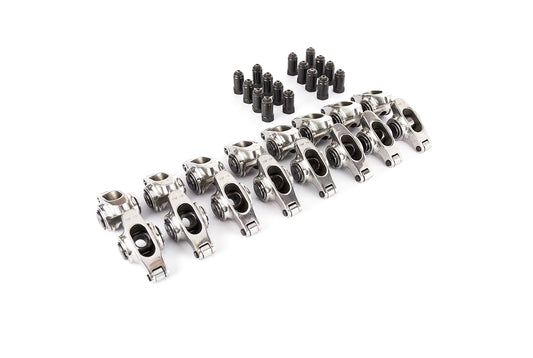Speedmaster PCE261.1258 Pontiac 265 350 400 455 1.65 Ratio 7/16" Stainless Steel Roller Rocker Arms