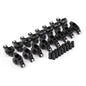 Speedmaster PCE261.1164 Fits Chevy BBC 454 1.7 Ratio 7/16" Ultra Black Chromoly Roller Rocker Arms Set