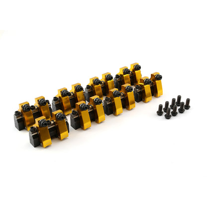Speedmaster PCE261.1099 Fits Chevy SBC 350 1.6 Ratio Aluminum Shaft Mount Roller Rocker Arm .100 Int Offset