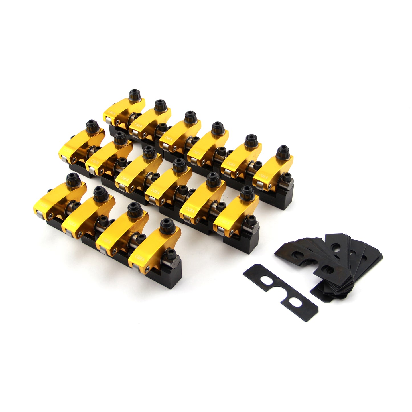 Speedmaster PCE261.1098.03 Fits Chevy SBC 350 1.6 Ratio Alum. Shaft Mount Roller Rocker Arm Set (Zero Offset)