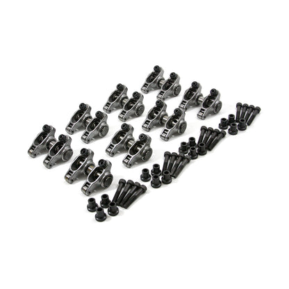 Speedmaster PCE261.1092 Fits Chevy LS 1.7 Ratio Adjustable Stainless Steel Roller Rocker Arm Set