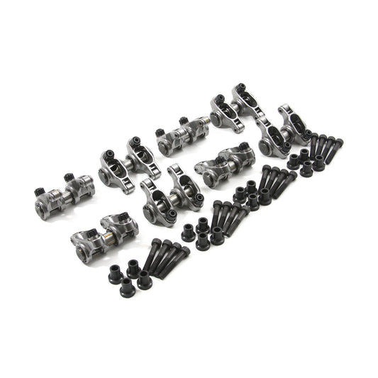 Speedmaster PCE261.1097 Fits Chevy GM LS1 / LS6 1.9 Ratio Adjustable Stainless Steel Roller Rocker Arm Set