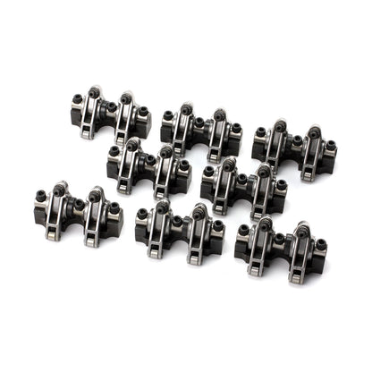 Speedmaster PCE261.1109 Fits Chevy SBC 350 1.6 Ratio Stainless Steel Shaft Mount Roller Rocker Arm Set