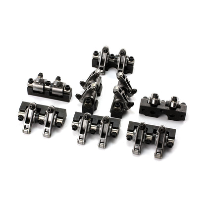 Speedmaster PCE261.1109 Fits Chevy SBC 350 1.6 Ratio Stainless Steel Shaft Mount Roller Rocker Arm Set
