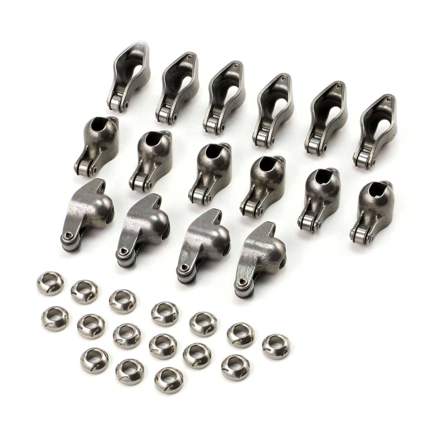 Speedmaster PCE261.1056.02 Fits Ford 302 351C Cleveland 460 1.73 7/16" Steel Roller Tip Rocker Arm Self Aligning