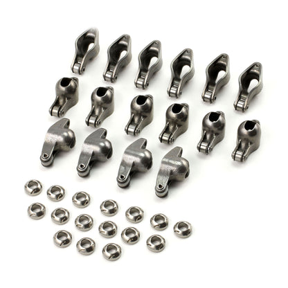 Speedmaster PCE261.1055 Fits Ford SB 289 302 351W 1.60 7/16" Steel Roller Tip Rocker Arm Set Self Align