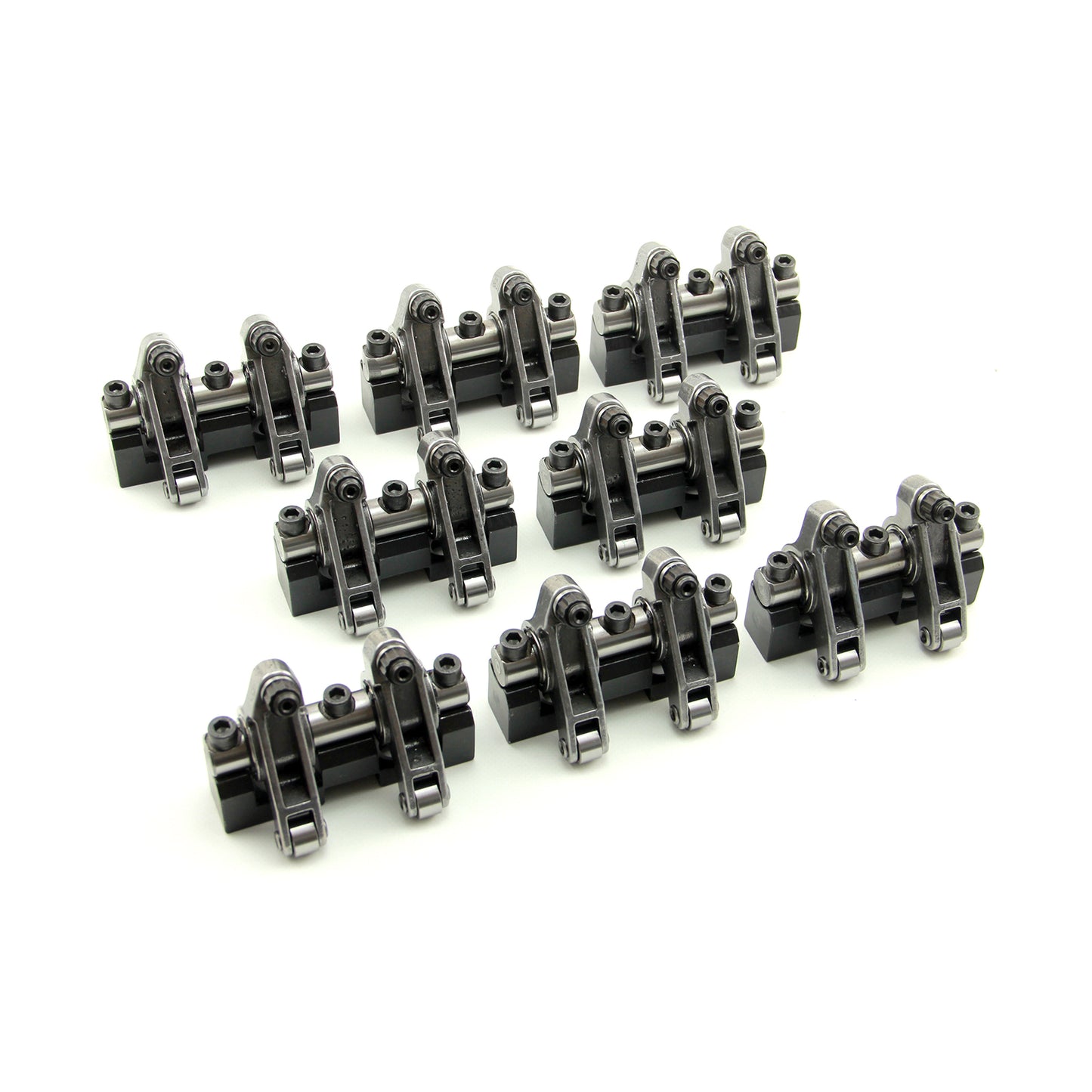 Speedmaster PCE261.1111 Fits Ford SB 289 302 351 Windsor Stainless Steel 1.6 Ratio Shaft Mount Roller Rockers
