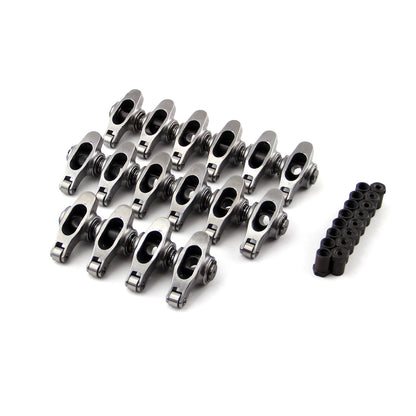 Speedmaster PCE261.1078.01 Fits Ford 302 351C Cleveland 460 1.73 7/16" Stainless Steel Roller Rocker Arm Set