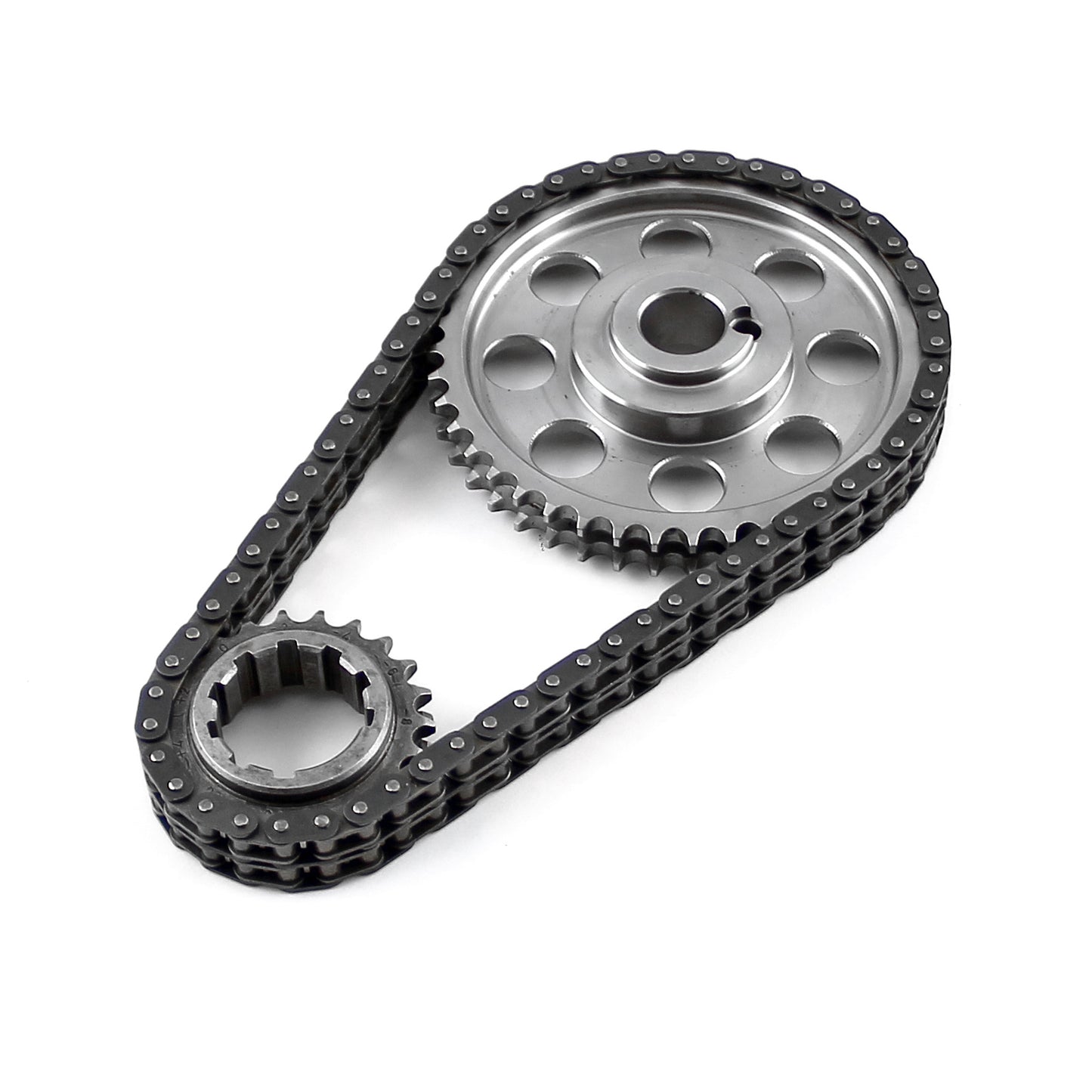 Speedmaster PCE264.1012 Fits Ford 429 460 Double Roller 9 Keyway Billet Steel Timing Chain Kit (Brs/Brg)
