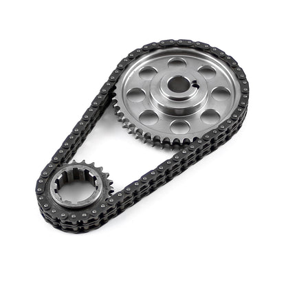 Speedmaster PCE264.1012 Fits Ford 429 460 Double Roller 9 Keyway Billet Steel Timing Chain Kit (Brs/Brg)