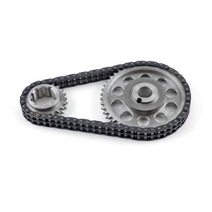 Speedmaster PCE264.1015 Fits Ford 429 460 Double Roller 9 Keyway Billet Steel Timing Chain Kit (Tor/Brg)
